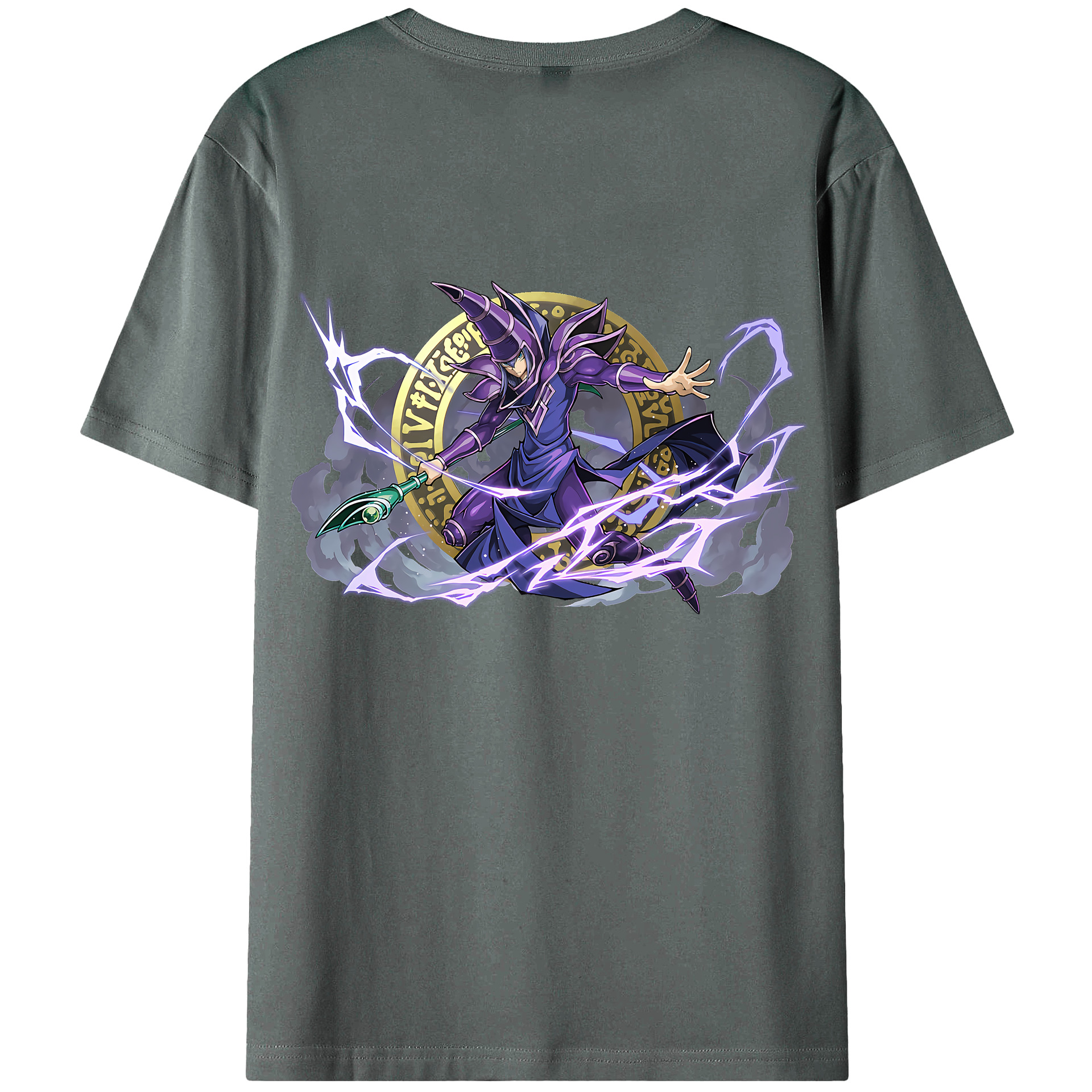 （画像用） 遊☆戯☆王 Yu-Gi-Oh! 綿100％半袖Tシャツ（背面プリント）